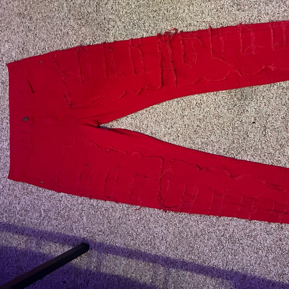 Oxo Red Drawstring Pants - Picture 2 of 5